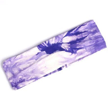 Load image into Gallery viewer, Tie Dye Headband Sweatband For Women