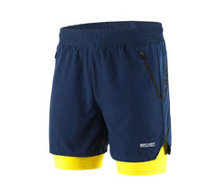 Load image into Gallery viewer, ARSUXEO Men's Running Shorts 2 In 1 Dry Fit Compression Jogging