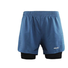 Load image into Gallery viewer, ARSUXEO Men's Running Shorts 2 In 1 Dry Fit Compression Jogging