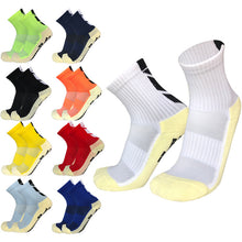 Load image into Gallery viewer, Anti-slip Plantar Rubber Block Soccer Socks
