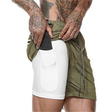 Load image into Gallery viewer, Running Shorts Men 2 in 1 Sports Jogging
