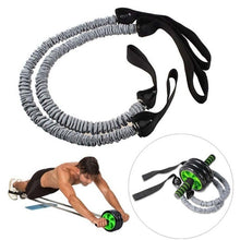 Load image into Gallery viewer, Belly Wheel Roller with Elastic Resistance Ropes
