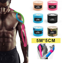Load image into Gallery viewer, Kinesiology Tape Roll Cotton Elastic Bandage
