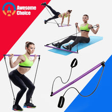 Load image into Gallery viewer, Yoga Resistance Bands Pilates Stick Bodybuilding Crossfit
