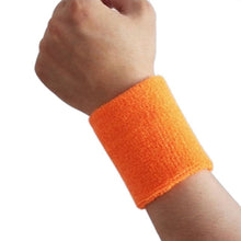 Load image into Gallery viewer, Cotton Sweatband Wristband Basketball Wrist Protector
