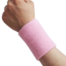 Load image into Gallery viewer, Cotton Sweatband Wristband Basketball Wrist Protector
