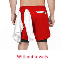 Load image into Gallery viewer, Running Shorts Men 2 in 1 Sports Jogging
