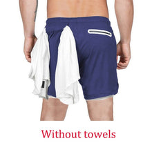 Load image into Gallery viewer, Running Shorts Men 2 in 1 Sports Jogging

