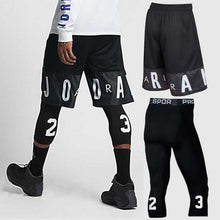 Load image into Gallery viewer, Basketball Sets Sport Gym QUICK-DRY Workout Board Shorts + Tights
