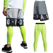Load image into Gallery viewer, Basketball Sets Sport Gym QUICK-DRY Workout Board Shorts + Tights

