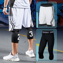 Load image into Gallery viewer, Basketball Sets Sport Gym QUICK-DRY Workout Board Shorts + Tights
