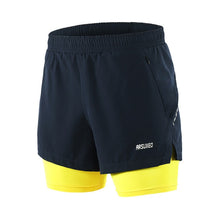 Load image into Gallery viewer, ARSUXEO Men's Running Shorts 2 In 1 Dry Fit Compression Jogging
