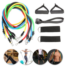 Load image into Gallery viewer, 11/12pcs Fitness Pull Rope Resistance Bands Home Equipment
